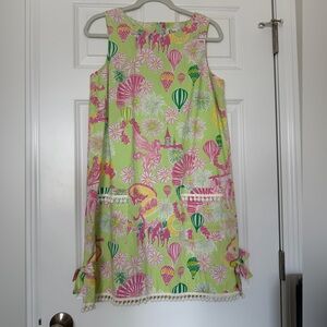 Lilly Pulitzer white label Kentucky Derby classic shift size 8